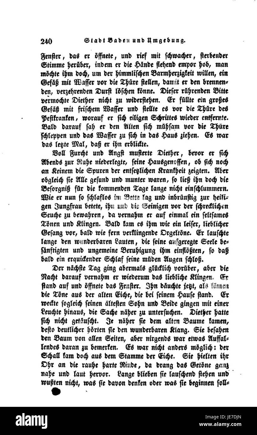 Das Badische Sagenbuch II ist eine Sammlung deutscher Volksmärchen und Legenden aus dem badischen Raum. Es bewahrt das kulturelle Erbe und die mündlichen Traditionen der Gegend und bietet Einblicke in die Mythen, Bräuche und Überzeugungen der lokalen Bevölkerung. Stockfoto
