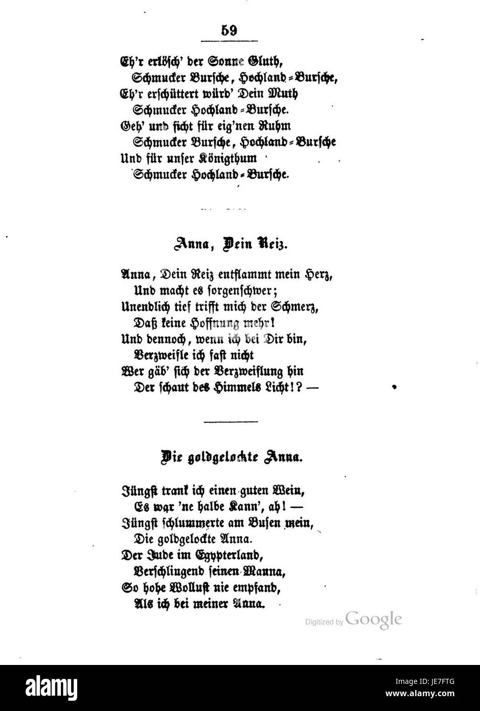 *Burns Lieder und Balladen* ist eine Sammlung von Gedichten und Balladen des schottischen Dichters Robert Burns. Das Werk beschäftigt sich mit Themen der Liebe, der Natur und der schottischen Identität und fängt das Wesen des schottischen Lebens aus dem 18. Jahrhundert ein. Stockfoto