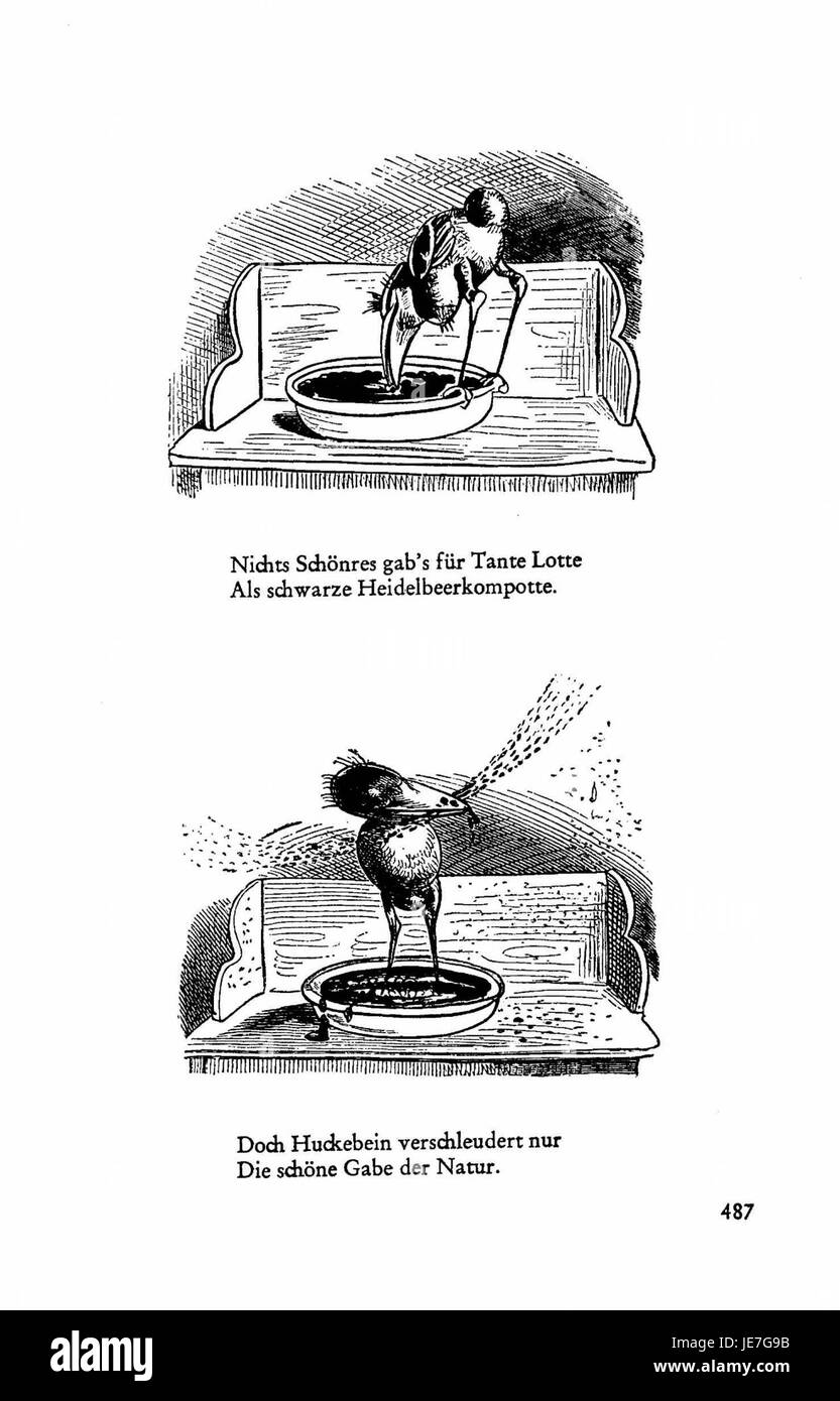 Dieses Bild zeigt Seite 481 aus „Busch Werke v1“, einem Werk von Busch, das verschiedene kulturelle, künstlerische oder historische Themen abdeckt und einen Einblick in die europäische Geschichte und das europäische Erbe bietet. Stockfoto