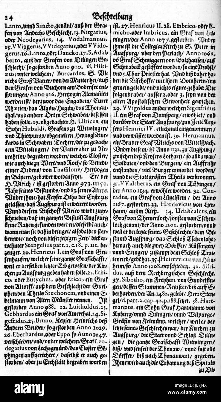 Eine Illustration aus „de Merian Sueviae“, die Landschaften und Flora der schwäbischen Region in Deutschland zeigt, gezeichnet vom Künstler Matthaeus Merian aus dem 17. Jahrhundert. Stockfoto