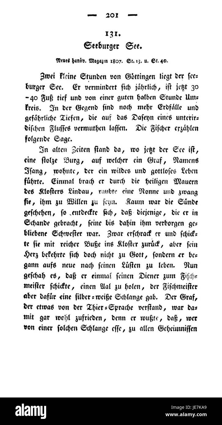 Die Deutsche Sagen, zusammengestellt von den Brüdern Grimm, ist eine Sammlung traditioneller deutscher Volksmärchen. Band 1 enthält eine Vielzahl von Legenden, die das kulturelle Erbe und die Volkstraditionen Deutschlands widerspiegeln. Diese Geschichten beinhalten oft übernatürliche Elemente, moralische Lehren und Themen von gut versus Böse. Stockfoto