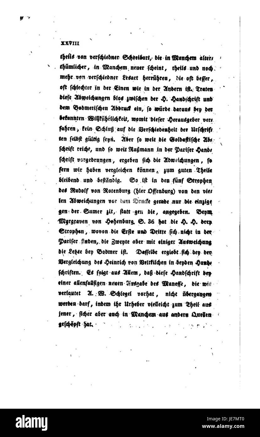 Altteutsche Volks-Meisterlieder sind eine Sammlung deutscher Volkslieder, die in Heidelberg zusammengestellt wurde und traditionelle Musik und lyrische Themen aus dem historischen Deutschland zeigt. Stockfoto