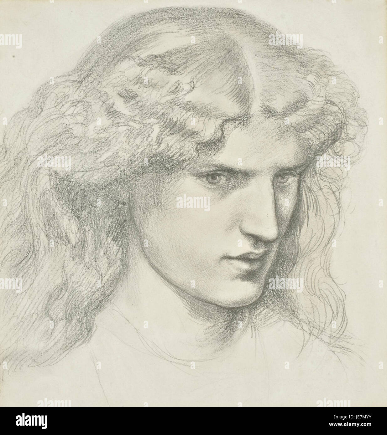 Annie Miller von Dante Gabriel Rossetti (1828-1882) Stockfoto