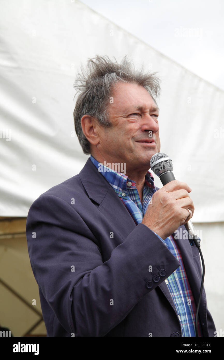 Blenheim, UK. 23. Juni 2017. Alan Titchmarsh öffnen Blenheim Flowershow Credit: MELVIN grün/Alamy Live News Stockfoto