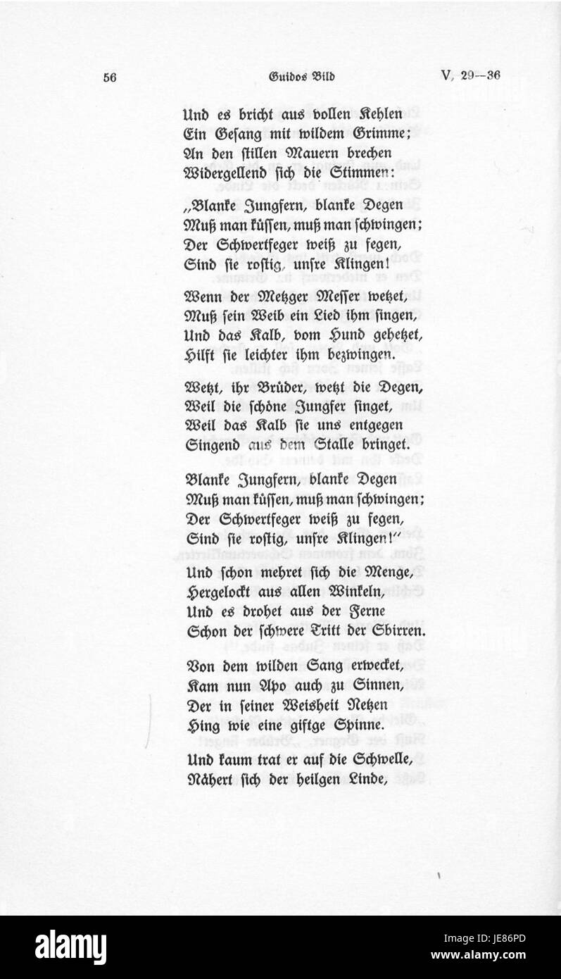 Clemens Brentanos Romanzen vom Rosenkranz ist eine Sammlung von Gedichten des deutschen romantischen Dichters. Sie verbindet Elemente religiöser Hingabe und romantischer Themen und zeigt seinen literarischen Stil und Einfluss auf die deutsche Romantik. Stockfoto