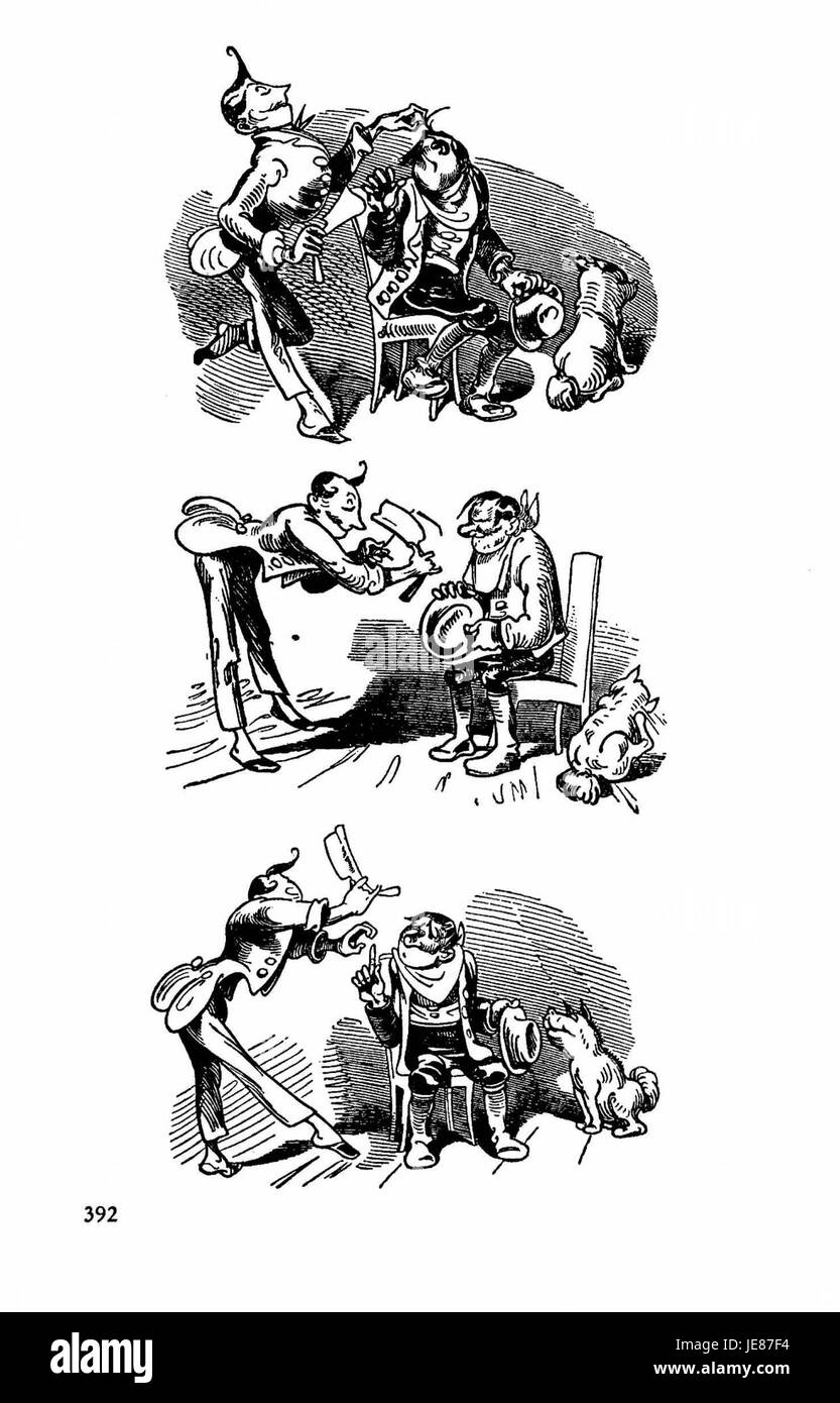 „Busch Werke v1 S. 386“ ist eine Seite aus einem deutschen Technischen Handbuch aus dem 19. Jahrhundert, in dem die Maschinen und technischen Prozesse der industriellen Revolution beschrieben werden. Es bietet eine detaillierte Analyse mechanischer Innovationen und ihrer Anwendungen in der Fertigung. Stockfoto