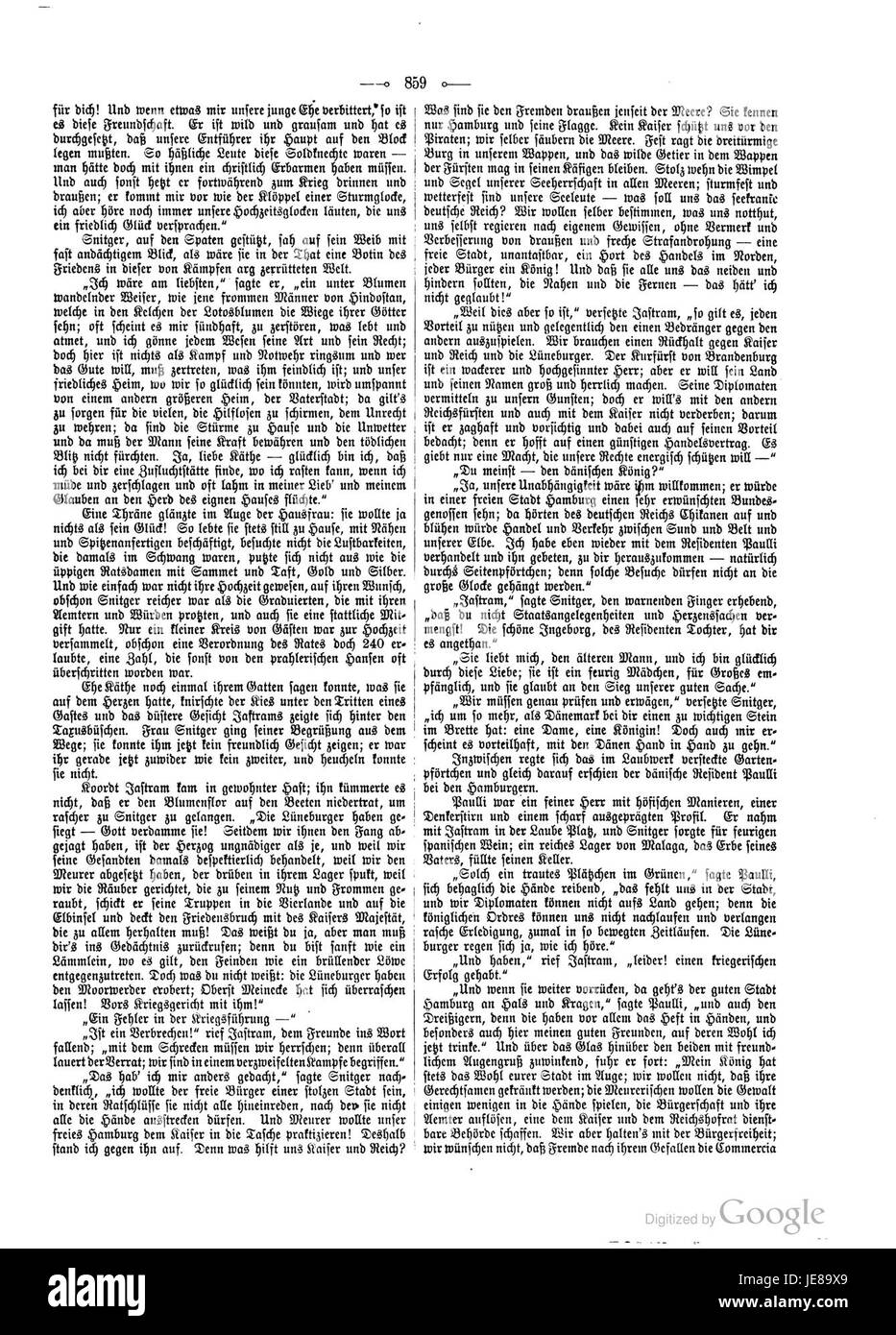 Eine Illustration aus der Ausgabe 1898 der beliebten deutschen Zeitschrift „die Gartenlaube“, die eine detaillierte Szene oder einen kulturellen Moment aus dem späten 19. Jahrhundert zeigt. Stockfoto