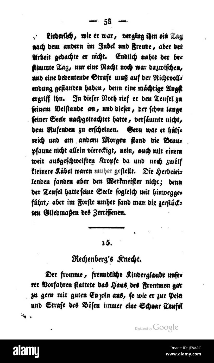 Buesching Volks-Sagen ist eine Sammlung deutscher Volksmärchen, die traditionelle Erzählungen über Generationen hinweg dokumentieren. Diese Geschichten spiegeln das kulturelle Erbe und die Folklore Deutschlands wider und bewahren alte Traditionen. Stockfoto
