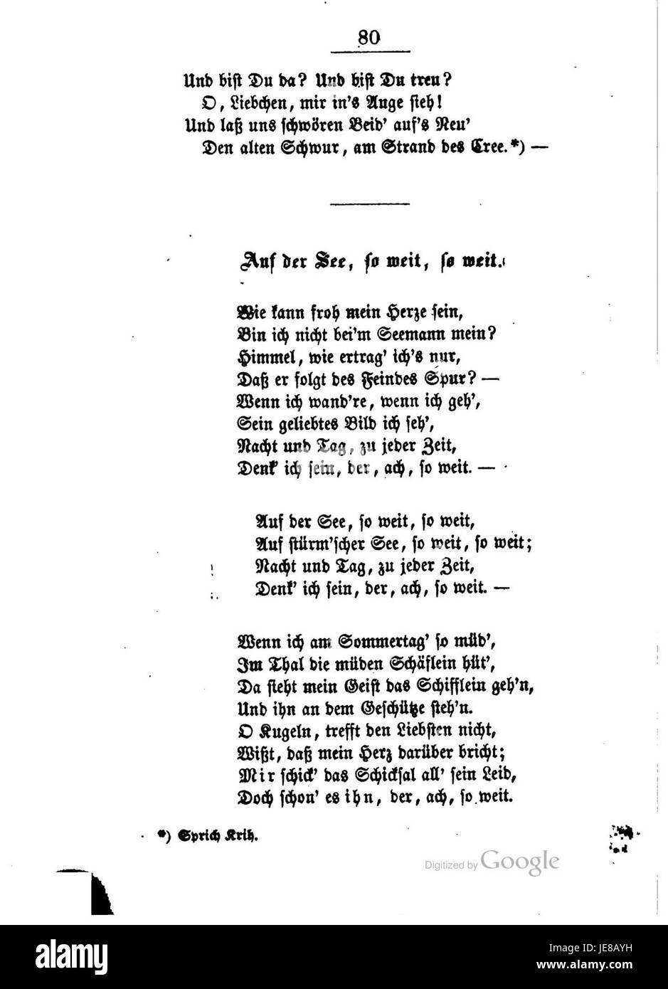 Dieses Werk mit dem Titel „Burns Lieder und Balladen“ zeigt die Gedichte und Lieder von Robert Burns, die das kulturelle Erbe Schottlands durch seine Volkstraditionen und lyrischen Kompositionen einfangen. Stockfoto