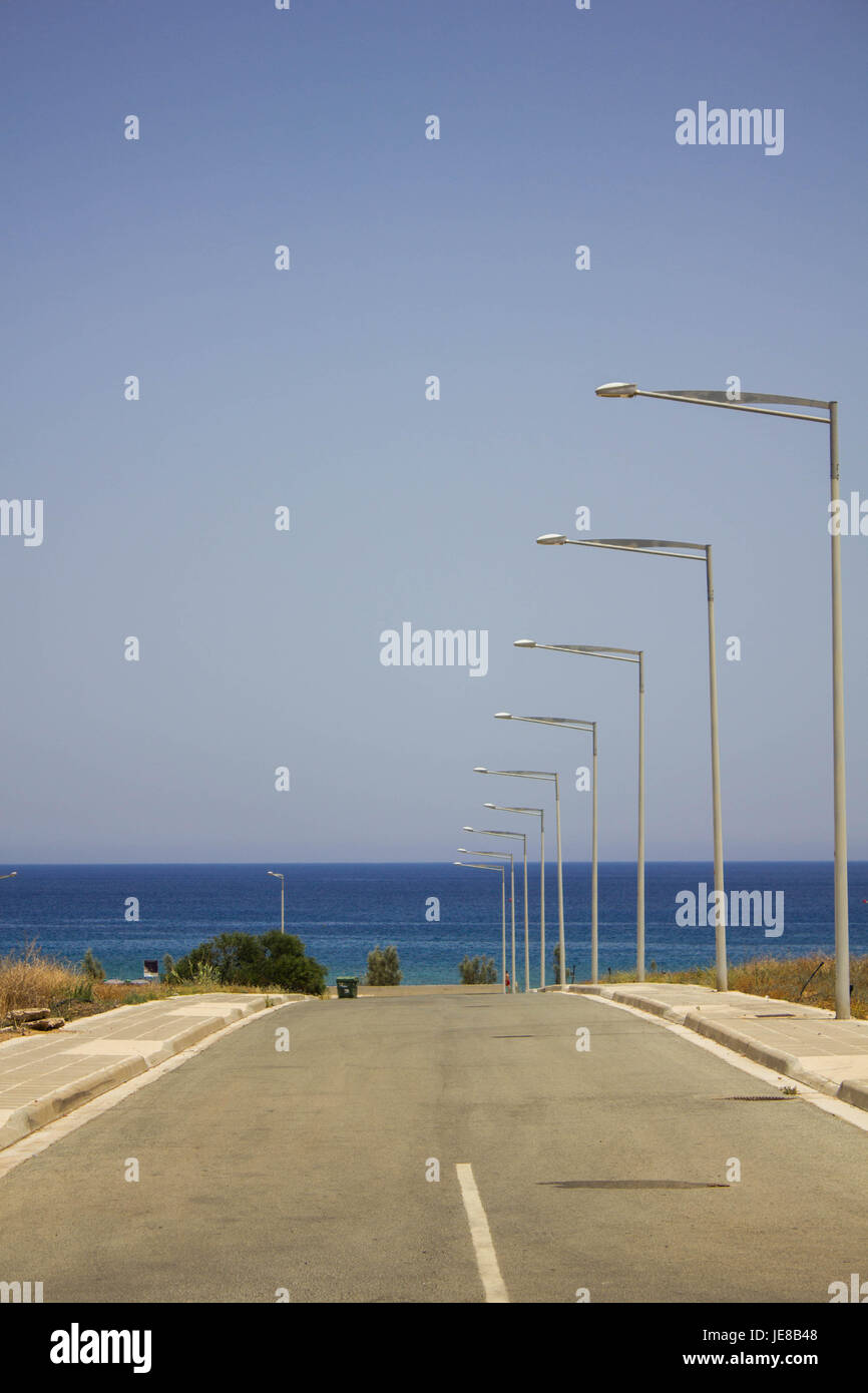 Zypriotische Straßen Stockfoto