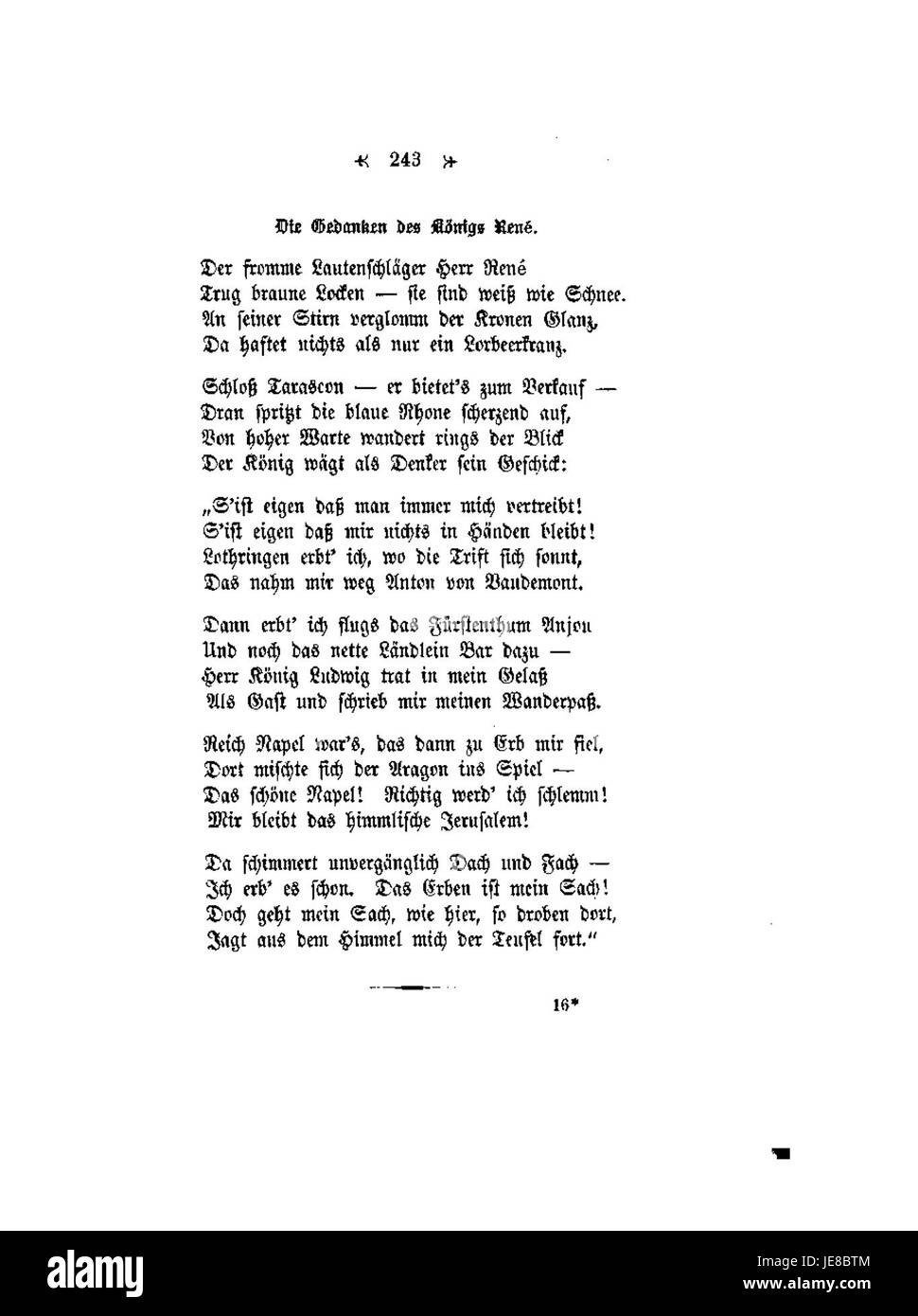 Conrad Ferdinand Meyers Gedichte bietet eine Sammlung lyrischer Werke, die die Auseinandersetzung des Dichters mit menschlichen Emotionen, sozialen Konflikten und dem Platz des Einzelnen in der Gesellschaft widerspiegeln. Stockfoto