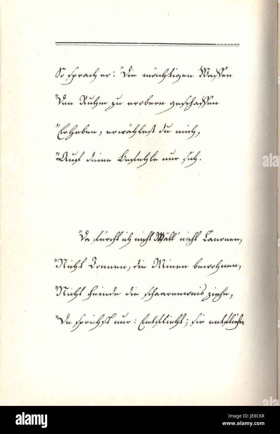 Das Manuskript „Annette“ von J.W. Goethe, das Teil seines umfangreichen literarischen Vermächtnisses ist, enthält Einblicke in seinen kreativen Prozess und seine Erforschung der deutschen Literatur. Stockfoto
