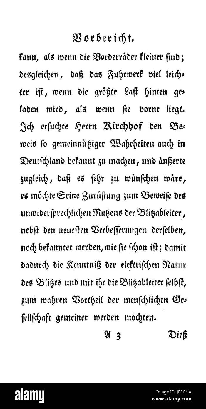 Dieses Bild zeigt einen Blitzableiter, der von Nicolai geschaffen wurde. Das Gerät wurde entwickelt, um Gebäude vor Blitzeinschlägen zu schützen, indem elektrische Ladungen sicher in den Boden geleitet werden. Stockfoto