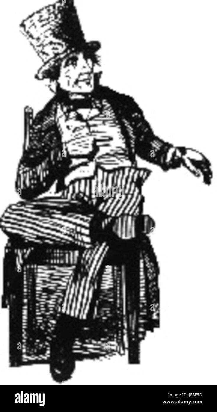 Bruder Jonathan war eine Personifikation der Vereinigten Staaten im 19. Jahrhundert, oft als Symbol des amerikanischen Volkes dargestellt, besonders in politischen Karikaturen und Literatur, besonders in den frühen 1800er Jahren Stockfoto