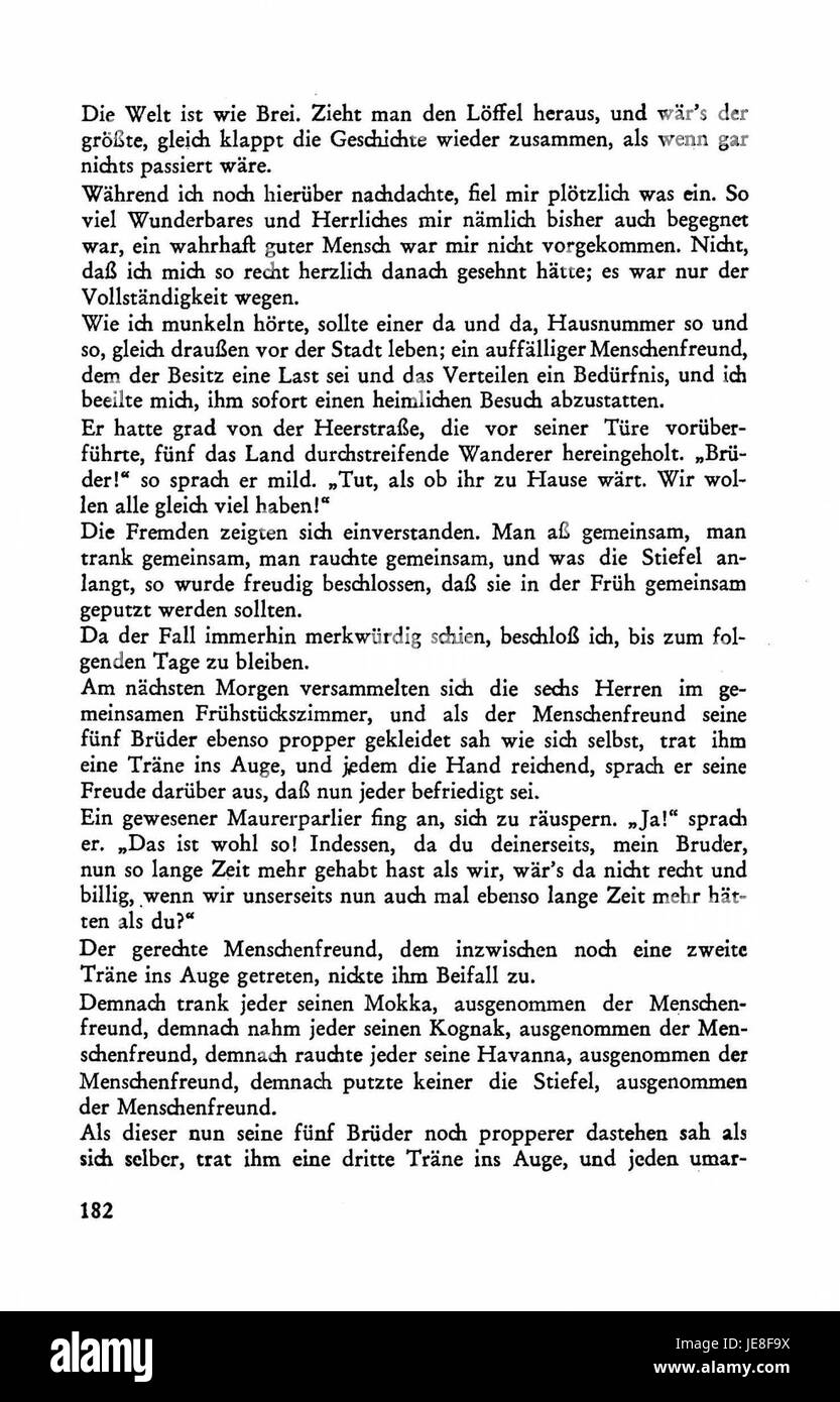 Seite 180 der Busch Werke Band 4 zeigt einen künstlerischen Stich des deutschen Künstlers. Die Arbeit zeigt detaillierte Darstellungen von Naturlandschaften und Flora und unterstreicht die Präzision der botanischen Illustrationen und Gravurtechniken von Busch. Stockfoto