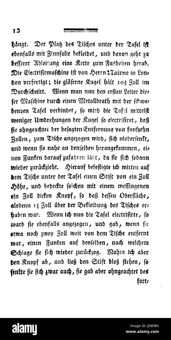 Blitzableiter, oder Blitzableiter, wie von Nicolai dargestellt, demonstriert sein Design und seine Bedeutung bei der Vermeidung von Blitzschäden durch den Einsatz von Leitern zur sicheren Umleitung von Strom. Stockfoto