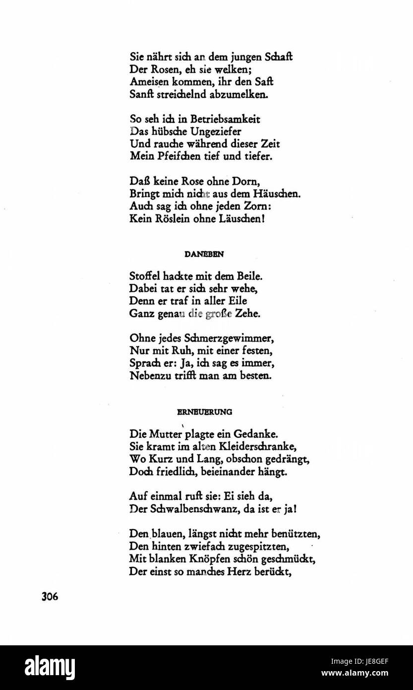 Eine Seite aus den Busch Werken Band 4, Seite 304, mit detaillierten Stichen oder Illustrationen zu den Werken Buschs. Die Seite kann historische oder technische Darstellungen enthalten, die für den Inhalt des Bandes relevant sind. Stockfoto