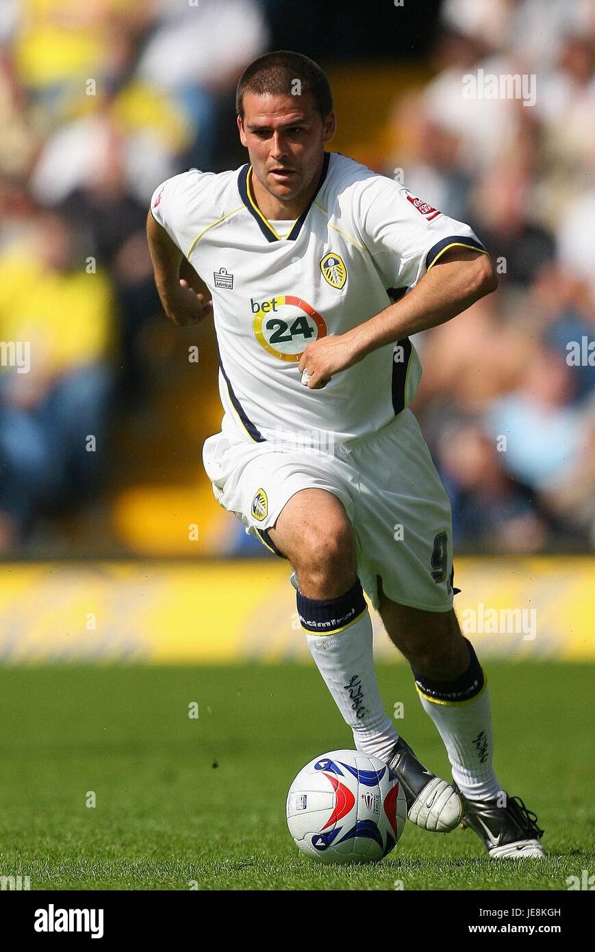 DAVID HEALY LEEDS UTD V Wölfe ELLAND ROAD LEEDS ENGLAND 10. September 2006 Stockfoto