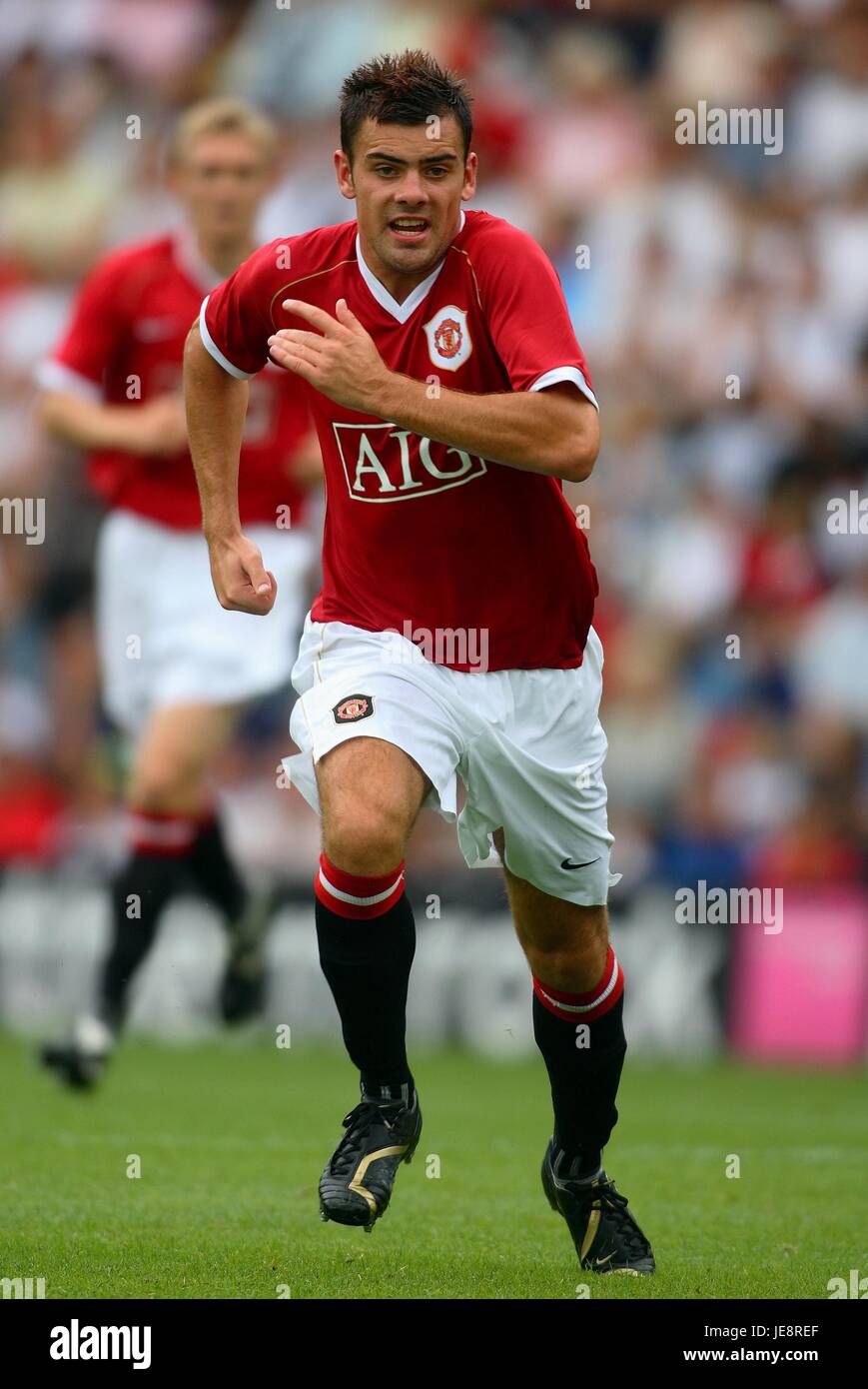 DARREN GIBSON PRESTON V MANCHESTER UTD DEEPDALE PRESTON ENGLAND 29. Juli 2006 Stockfoto