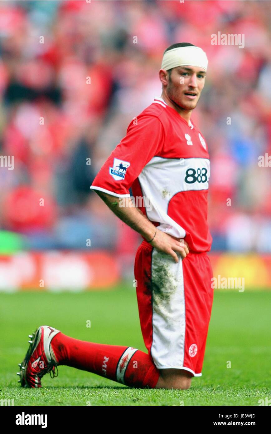 FRANK QUEDRUE MIDDLESBROUGH V WEST HAM UTD VILLA PARK BIRMINGHAM ENGLAND 23. April 2006 Stockfoto