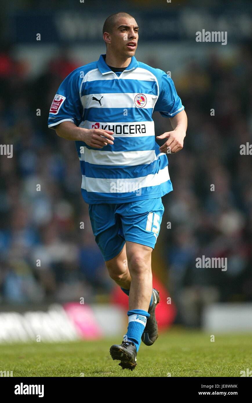 JAMES HARPER READING FC ELLAND ROAD LEEDS ENGLAND 15. April 2006 Stockfoto