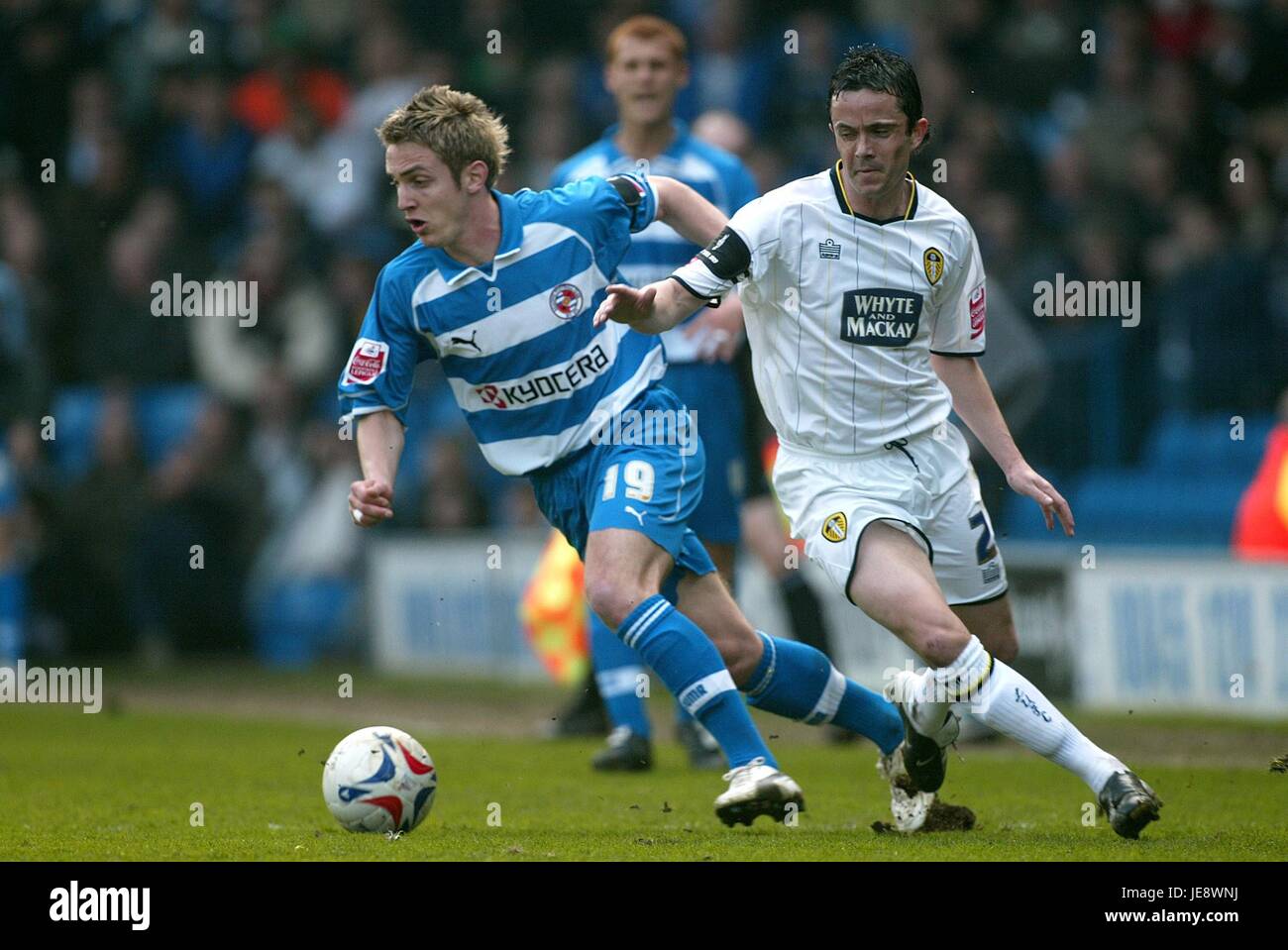 GARY KELLY & KEVIN DOYLE LEEDS UNITED V Lesung ELLAND ROAD LEEDS Großbritannien 15. April 2006 Stockfoto