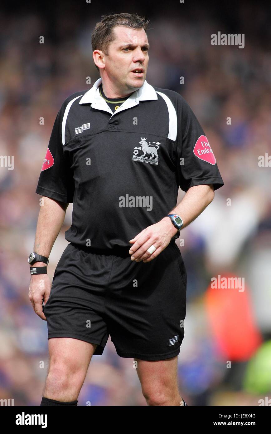 PHIL DOWD PREMIERSHIP Schiedsrichter Anfield Road LIVERPOOL ENGLAND 25. März 2006 Stockfoto