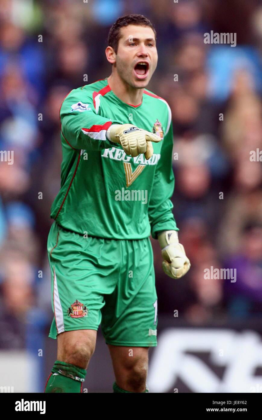 KELVIN DAVIS SUNDERLAND FC Sport Stadt MANCHESTER ENGLAND 5. März 2006 Stockfoto