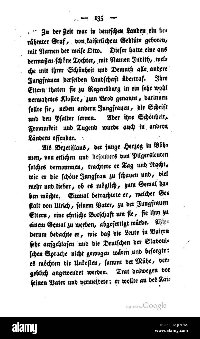 Buesching Volks-Sagen 135 ist eine Sammlung deutscher Volksmärchen, die Teil einer größeren Anthologie ist, die traditionelle Geschichten über Generationen hinweg bewahrt. Der Band reflektiert die Kultur, Mythen und Legenden der deutschsprachigen Völker. Stockfoto