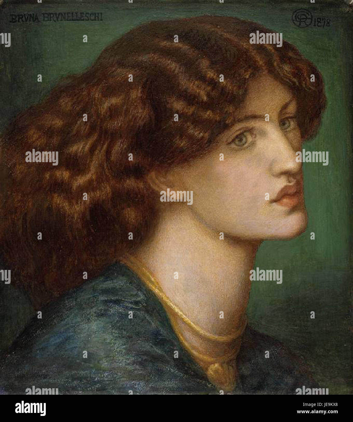 Dante Gabriel Rossetti - Bruna Brunelleschi Stockfoto
