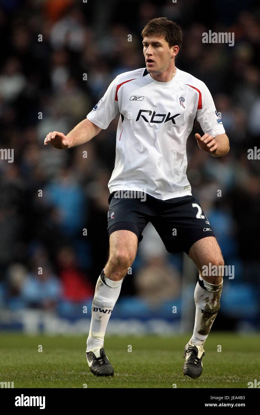 LUBOMIR MICHALIK BOLTON WANDERERS FC CITY OF MANCHESTER STADIUM MANCHESTER ENGLAND 15. Dezember 2007 Stockfoto