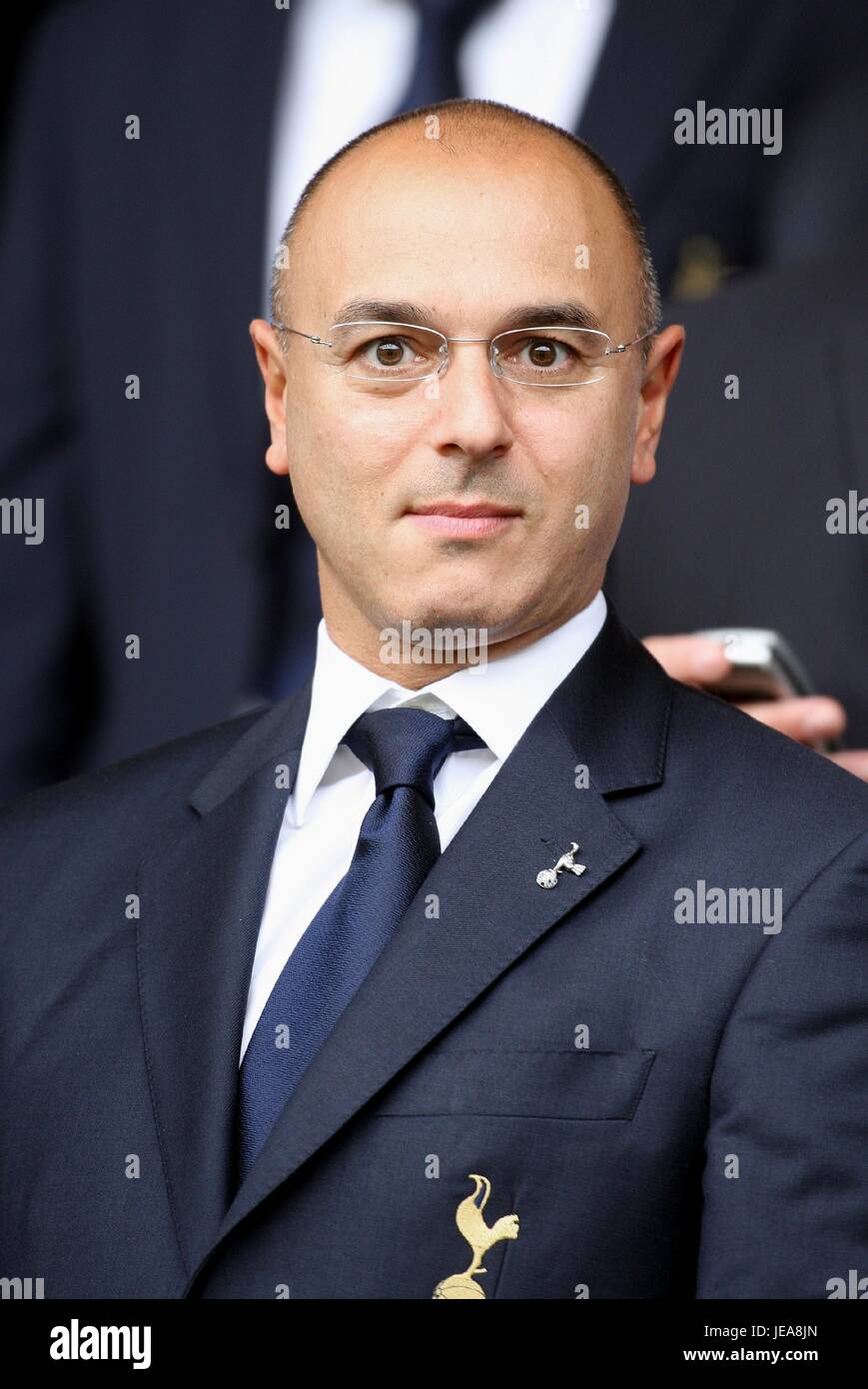 DANIEL LEVY TOTTENHAM HOTSPUR FC Vorsitzender Anfield Road LIVERPOOL ENGLAND 7. Oktober 2007 Stockfoto