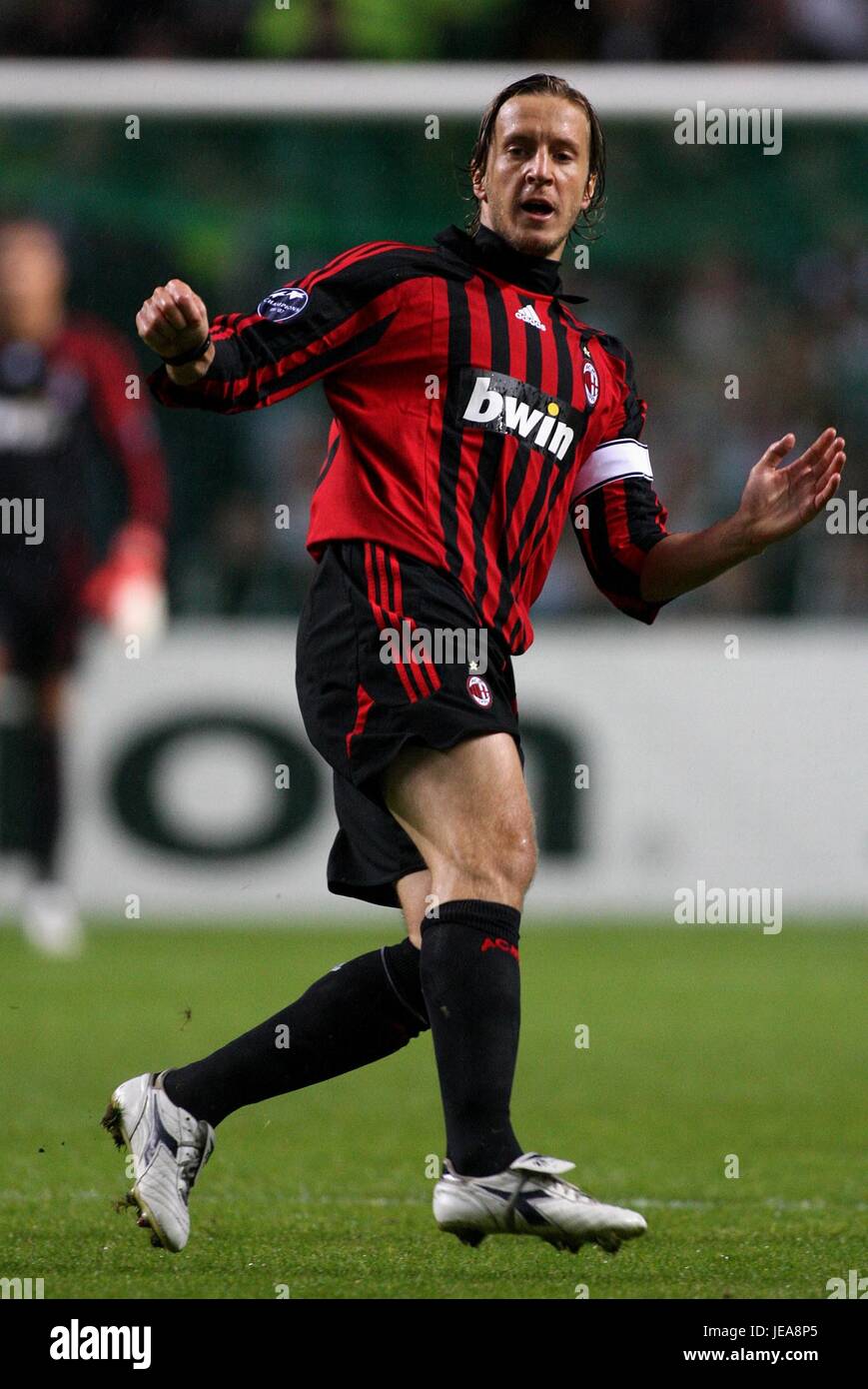 MASSIMO AMBROSINI AC Mailand CELTIC PARK GLASGOW Schottland 3. Oktober 2007 Stockfoto