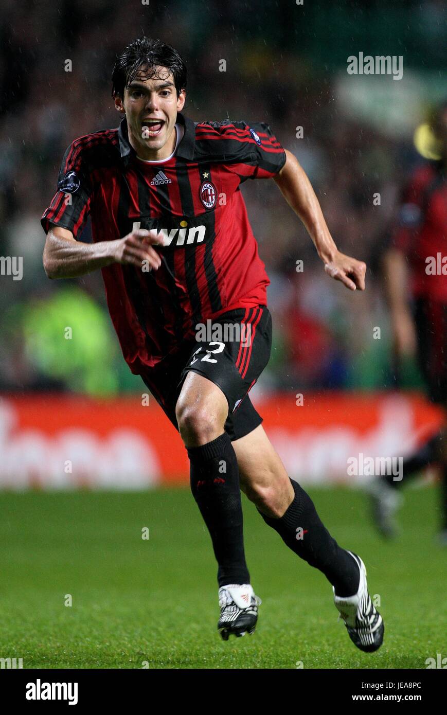 KAKA AC Mailand CELTIC PARK GLASGOW Schottland 3. Oktober 2007 Stockfoto