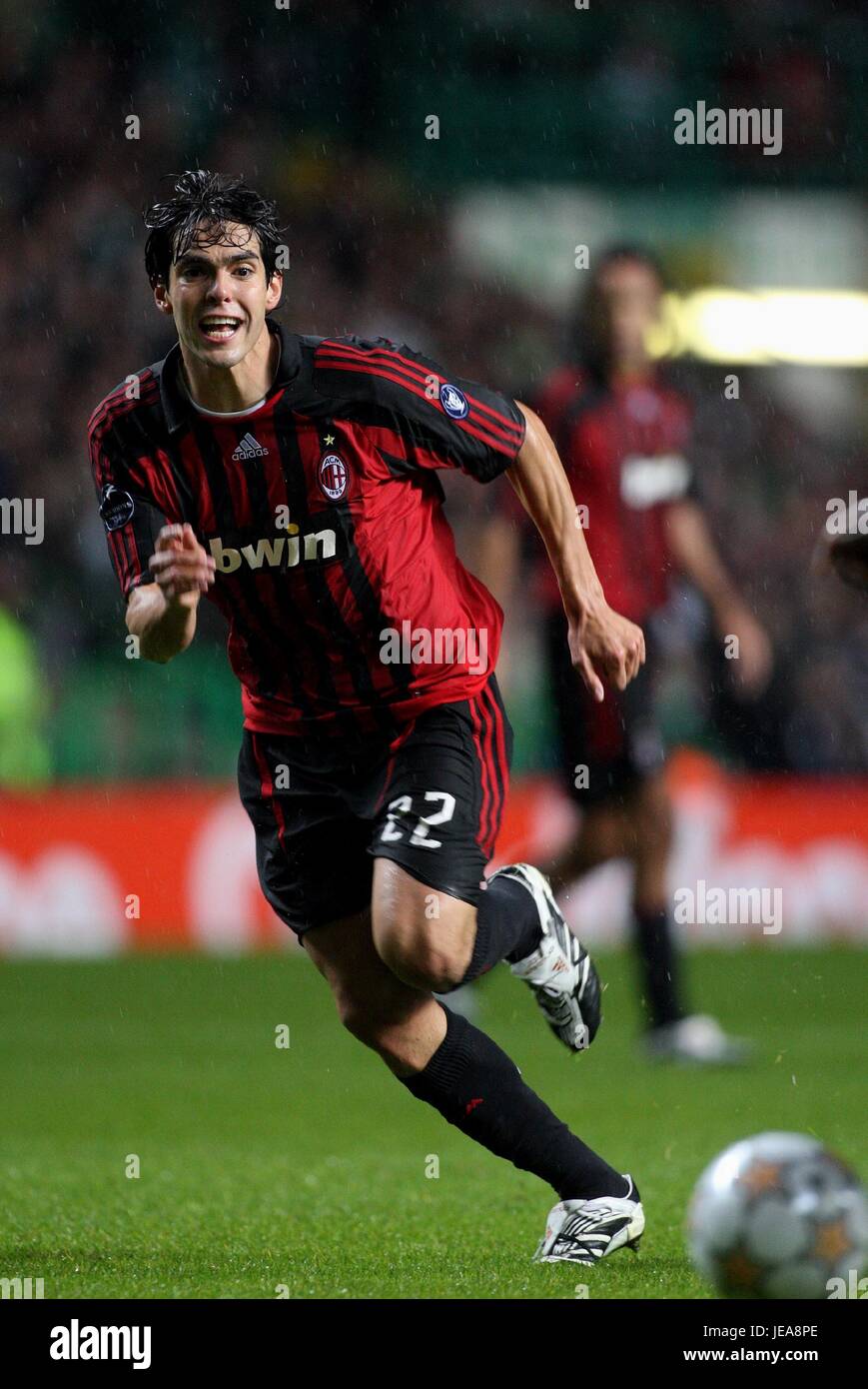 KAKA AC Mailand CELTIC PARK GLASGOW Schottland 3. Oktober 2007 Stockfoto