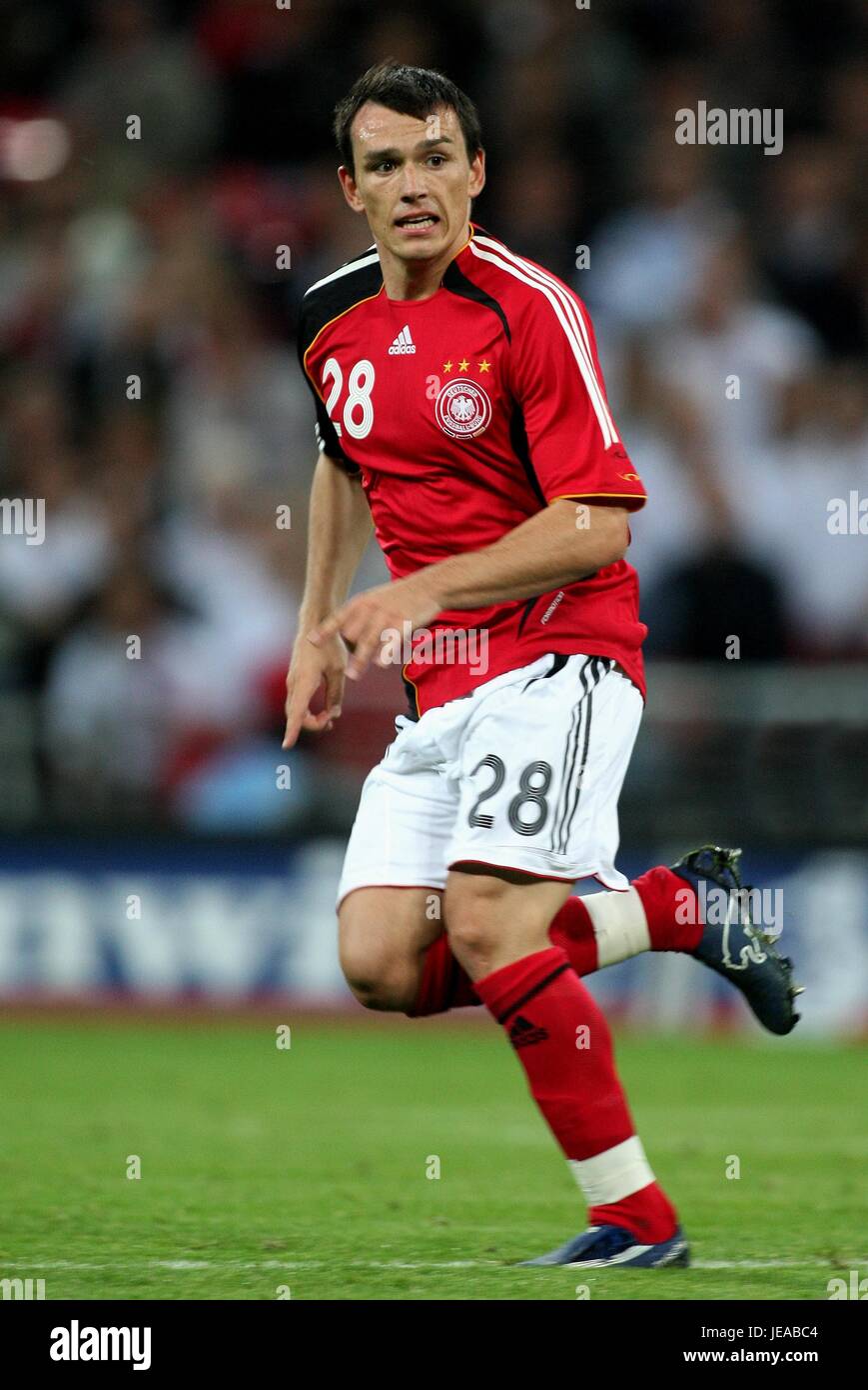 PIOTR TROCHOWSKI Deutschland & HAMBURGER SV WEMBLEY LONDON ENGLAND 22. August 2007 Stockfoto