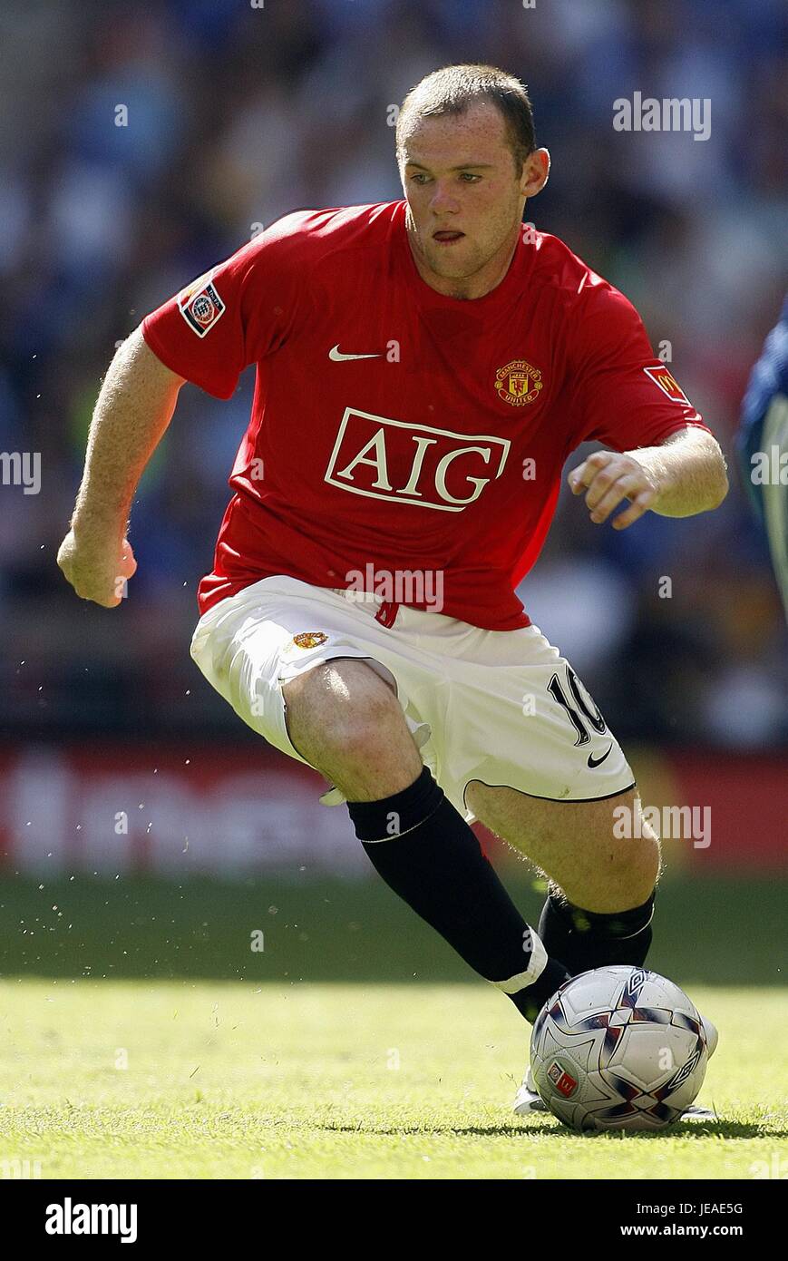 WAYNE ROONEY, MANCHESTER UNITED FC, FA Community Shield 2007, 2007 Stockfoto
