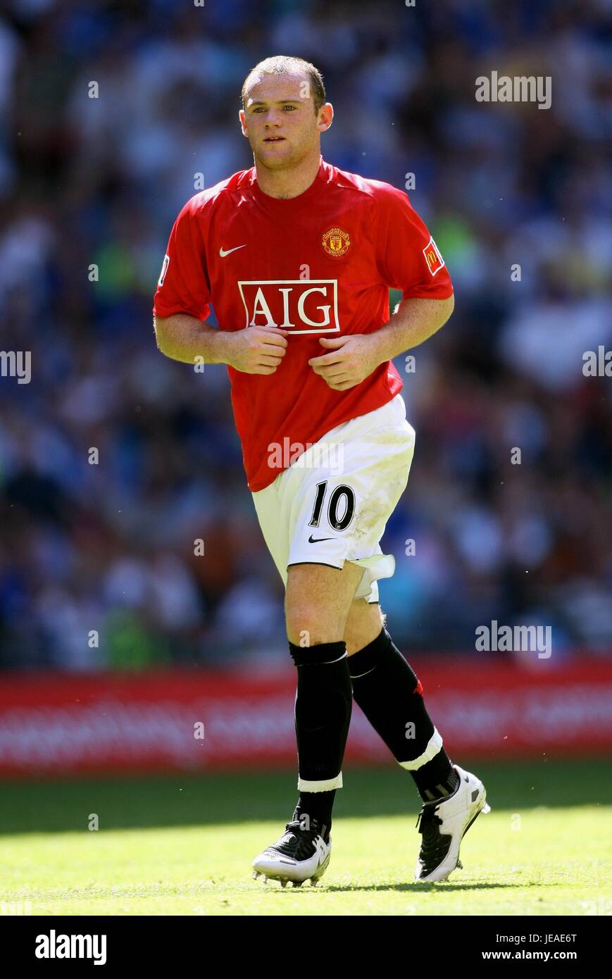 WAYNE ROONEY, MANCHESTER UNITED FC, FA Community Shield 2007, 2007 Stockfoto