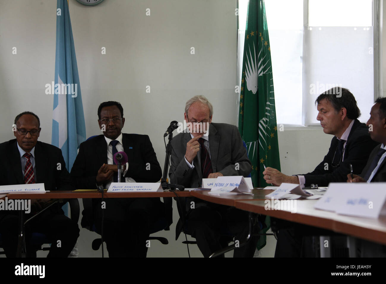 Die im Juni 2013 abgehaltene New-Deal-Konferenz konzentrierte sich auf die wirtschaftliche Entwicklung und politische Reformen. Die Veranstaltung brachte führende Politiker zusammen, um Schlüsselstrategien für sozialen Fortschritt und Haushaltswachstum in der aktuellen Ära zu erörtern. Stockfoto