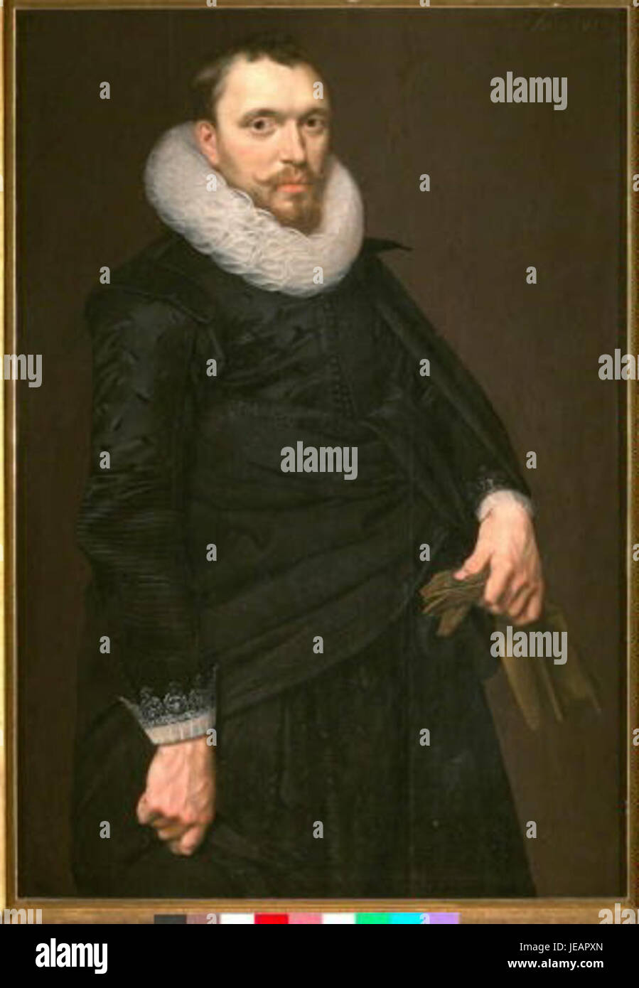 Cornelis van der Voort - Podobizna Muze V Historickem kroji Stockfoto
