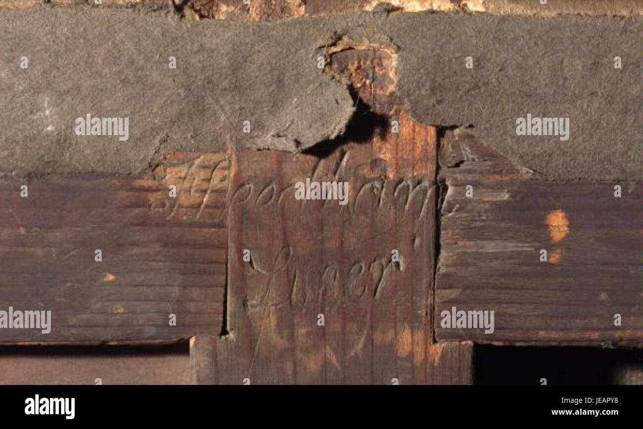 Das Kunstwerk „SV. Frantisek z Pauly' von Charles Mellin stellt den heiligen Franz von Paola in einem religiösen Kontext dar, der als Modell für ein Altargemälde entworfen wurde. Stockfoto