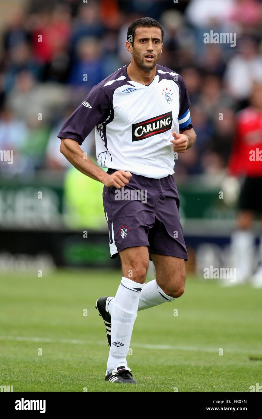 BRAHIM HEMDANI GLASGOW RANGERS FC FALKIRK STADIUM FALKIRK Schottland 21. Juli 2007 Stockfoto