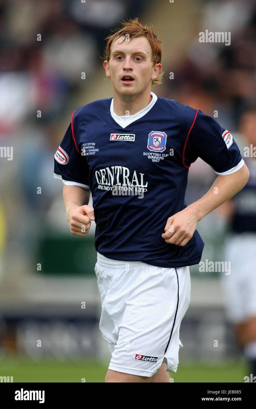 LIAM CRAIG FALKIRK FC FALKIRK STADIUM FALKIRK Schottland 21. Juli 2007 Stockfoto