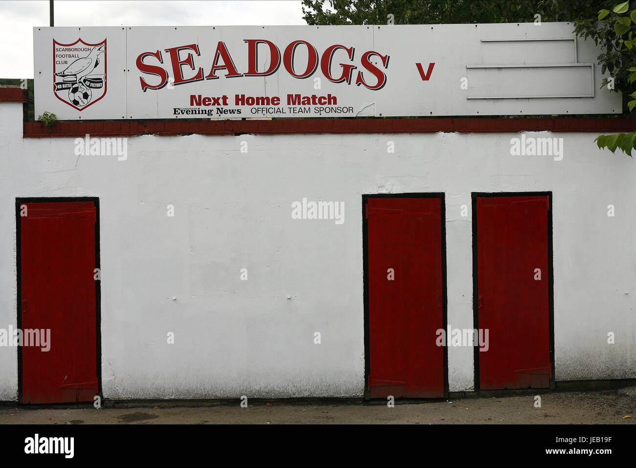 SEEBÄREN NÄCHSTE SPIEL...? SCARBOROUGH FC gehen aus BUSIN MCCAIN Stadion SCARBOROUGH ENGLAND 20. Juni 2007 Stockfoto