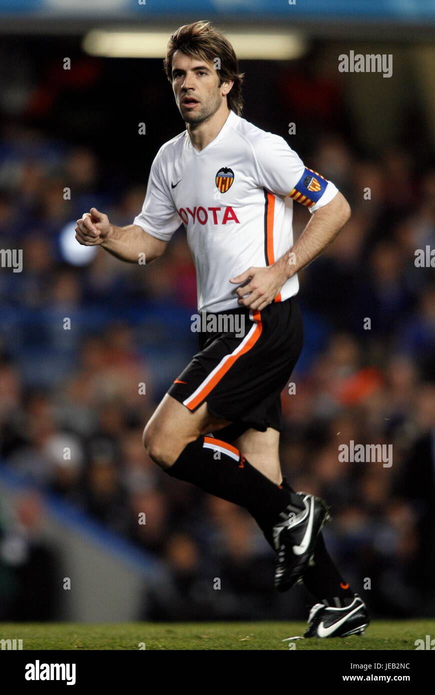 DAVID ALBELDA VALENCIA CF STAMFORD BRIDGE CHELSEA LONDON 4. April 2007 Stockfoto