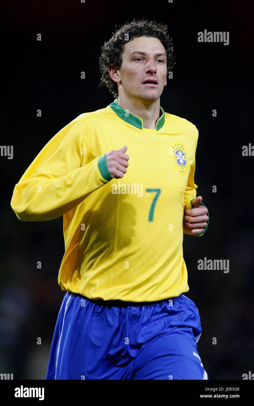 ELANO Brasilien & SHAKHTAR DONETSK das EMIRATES Stadion ARSENAL LONDON 6. Februar 2007 Stockfoto