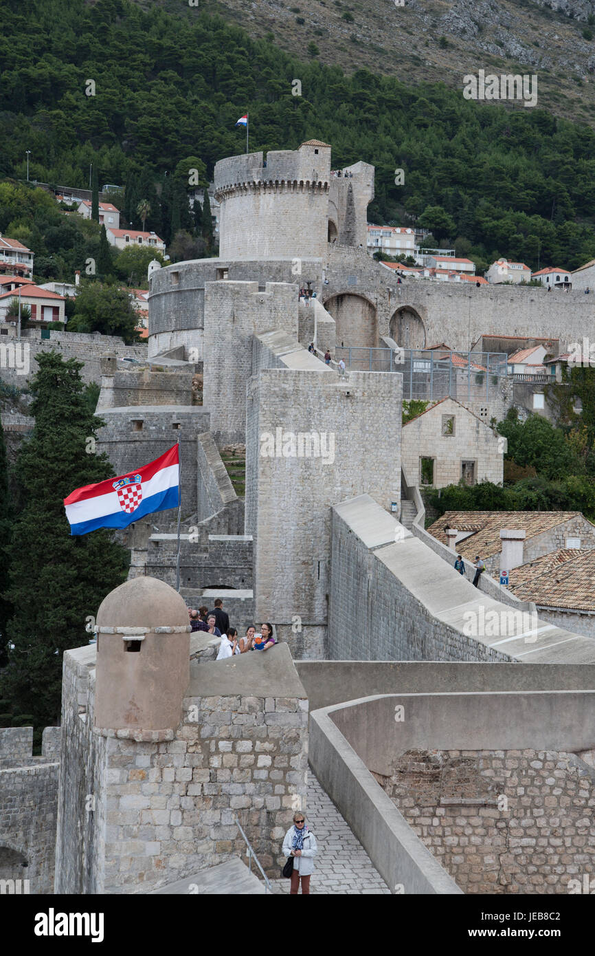 Die alte Stadt von Dubrovnik, Kroatien, Europa Stockfoto