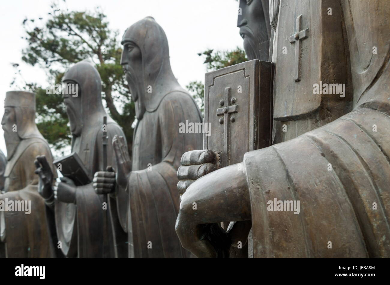 Tiflis, Georgien - 24 Mai 2016: Monument Komplex von kartlis tskhovreba in Tiflis. Es bedeutet, dass georgische Tiflis Georgien leben. Stockfoto