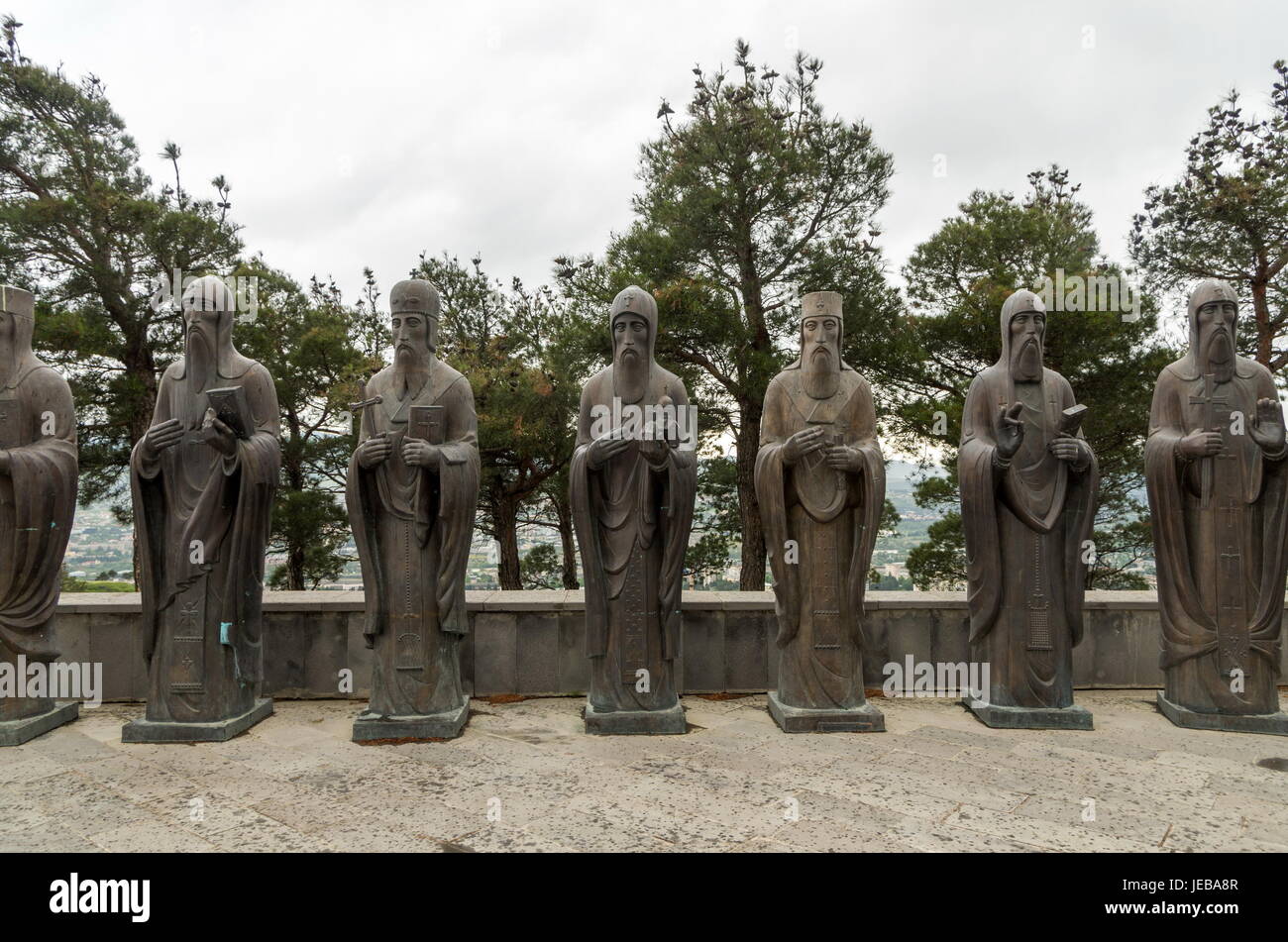 Tiflis, Georgien - 24 Mai 2016: Monument Komplex von kartlis tskhovreba in Tiflis. Es bedeutet, dass georgische Tiflis Georgien leben. Stockfoto