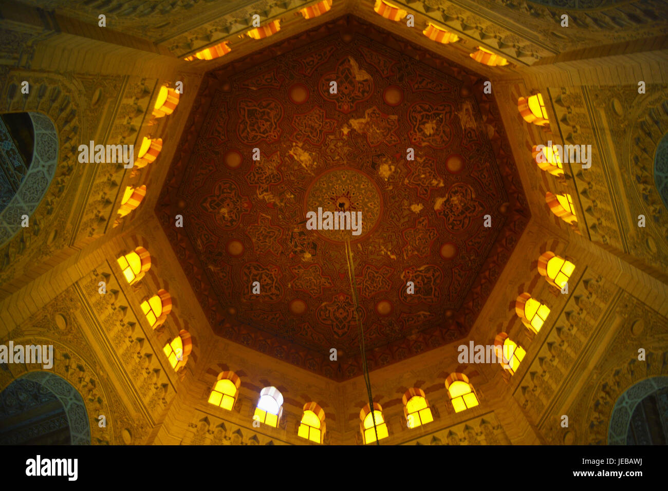 Abou El Abbas Moschee Decke Stockfoto